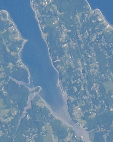 Henderson Inlet seen from space (NASA)